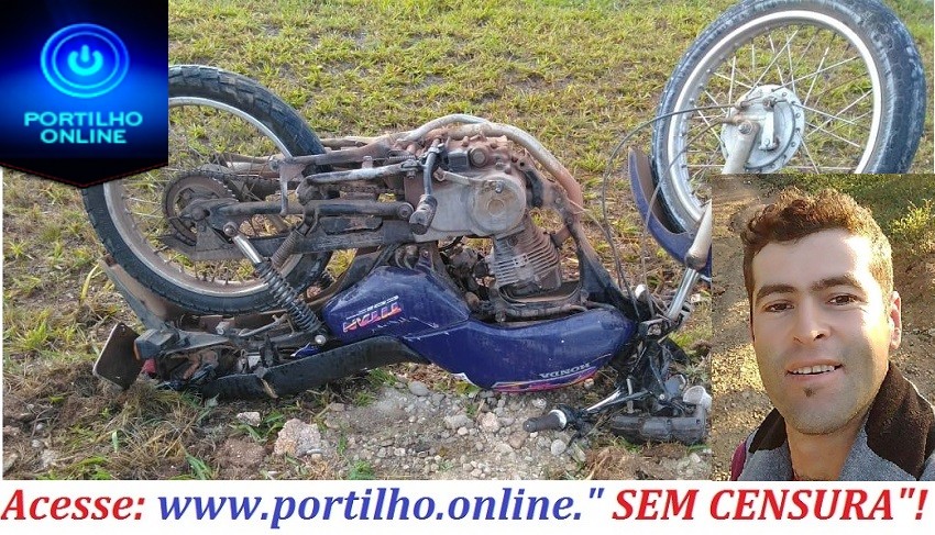 👉🚒⚰🚑🚨🚔Motociclista morre após sofrer acidente em serra do Salitre NE perímetro urbano.