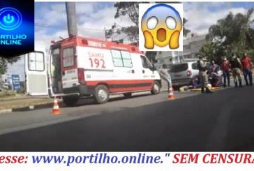 👉😱👁🚔🚒🚑ASSISTA OS VIDEOS…ATROPELAMENTO DE MOTOCICLISTA!!!