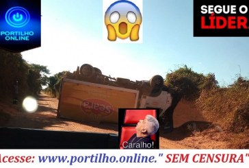 👉🚒🤔😱🚑🚔😱Caminhão tombou! ESTRADA VICINAL ENTRE CHAPADÃO DE FERRO CRUZEIRO DA FORTALEZA.