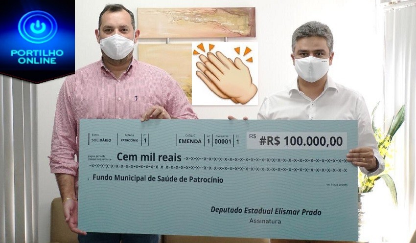 👉😱🤧😷💸💰💷👏👏👏👏👏THIAGO MALAGOLI E ELISMAR PRADO CONTRA A PANDEMIA –  MAIS R$100 MIL REAIS PARA SAÚDE DE PATROCÍNIO 