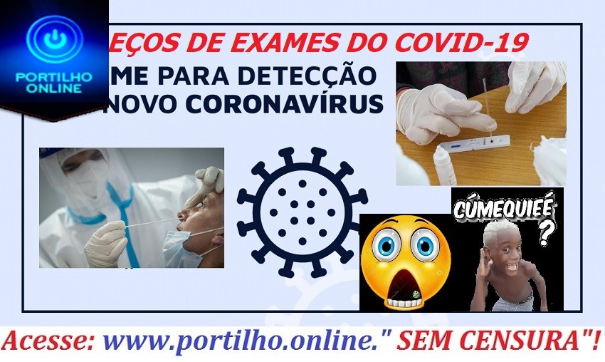 👉😠😡🌡💉🚑😷🌡TESTE DO COVID !!! Porque os teste de COVID-19 em Patrocínio é os mais caros da região???