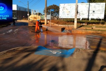 👉👍👏🤙👊✍👁Foi lavado!!! Baderna deixados elos caminhões caçambas.