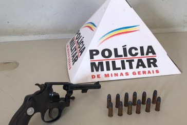 Polícia Militar prende autor por lesão corporal e porte ilegal de arma de fogo.