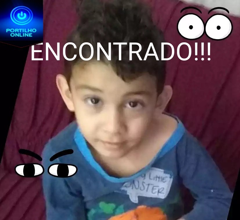 ENCONTRADO!!!! 👉😳😱  URGENTE!!! NOTÍCIA URGENTE!!!! MENINO AUTISTA  FOI ENCONTRADO!!!