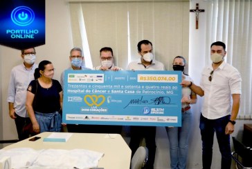 HC Patrocínio e Hospital Santa Casa recebem mais de R$ 350 mil do Grupo Difusora arrecadados na live Dois Corações com Gian e Giovani
