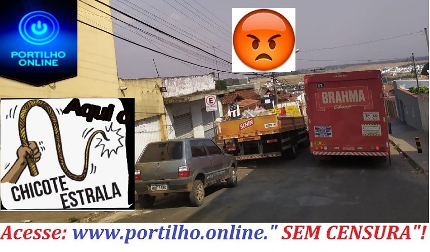 👉🚨😡🙄😱🤨😠👎👎Rua Entupida!!!Interrompida! Bloqueada por caminhões-Fundo do Supermercado boia esperança!!!