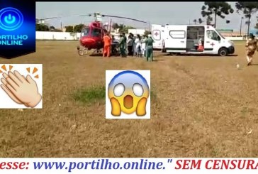 👉👊🙌🙌👍👏👏👏👏Paciente infartado!!! Helicóptero a pedido do prefeito de Serra do Salitre socorre paciente.