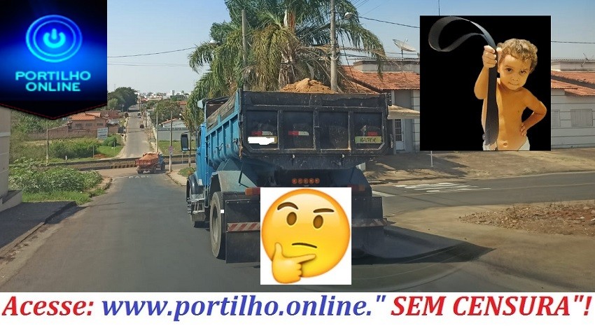 👉😡😱🚚🚛Cadê a lona de proteção??? Donos de caminhões caçambas continuam desrespeitando as leis.