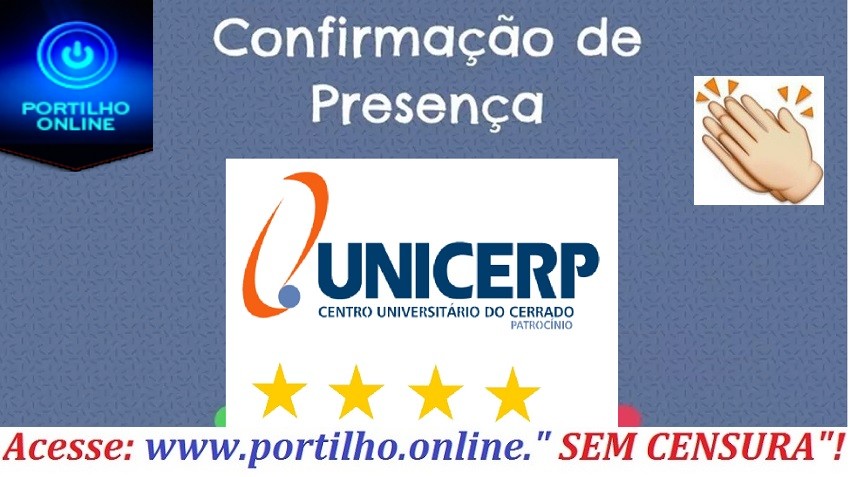 UNICERP INFORMA…👉👏🤙👍👏MINISTRO DA JUSTIÇA DO BRASIL E  DA EDUCAÇÃO VISITAM PATROCÍNIO NESTE SABADO DIA, 07/11/2020