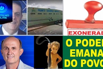 👉✍👎⚖🚨⚖🙌🙌🙌DEMITIDO OU SÓ DEU UM TEMPO!!! Shirlan Jose Mendes (vulgo gordinho PS de Monte Carmelo). Sai pelas portas do fundos!