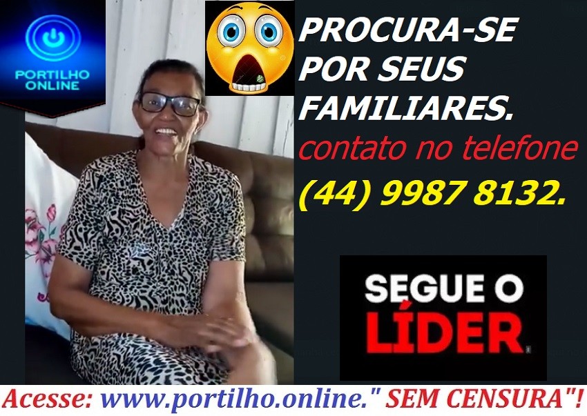 👉😮🧐🤔🕵️‍♀️👍🧐PROCURA-SE… ALICE DO PARANÁ PROCURA POR FAMILIARES NA REGIÃO DO BOQUEIRÃO (FAZENDA CURRAL DE DENTRO).