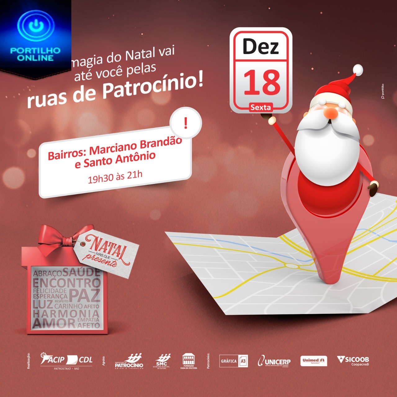 👉👍👏🤶🎅🌲🎄✨ACIP/CDL INFORMA…A MAGIA DO NATAL PASSANDO NA SUA RUA E BAIRRO.