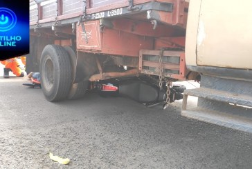 👉🕯🚔🚨😮😱🚒🚑Caminhão atropela motociclista em Uberlandia