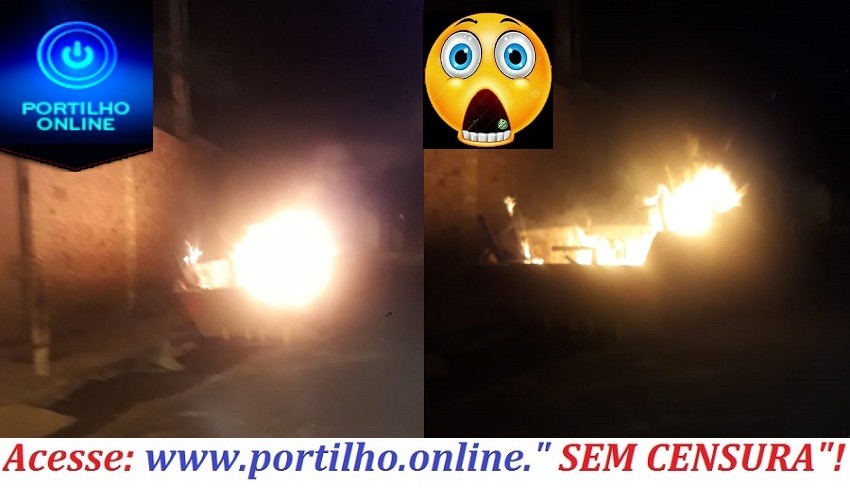 👉🤔🚨🚔👎🚒🛩🔥🔥Vândalos ateiam fogo em caçamba o no bairro Jardim sul.