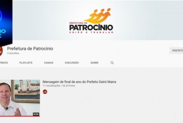 Prefeitura de Patrocínio lança canal no YouTube