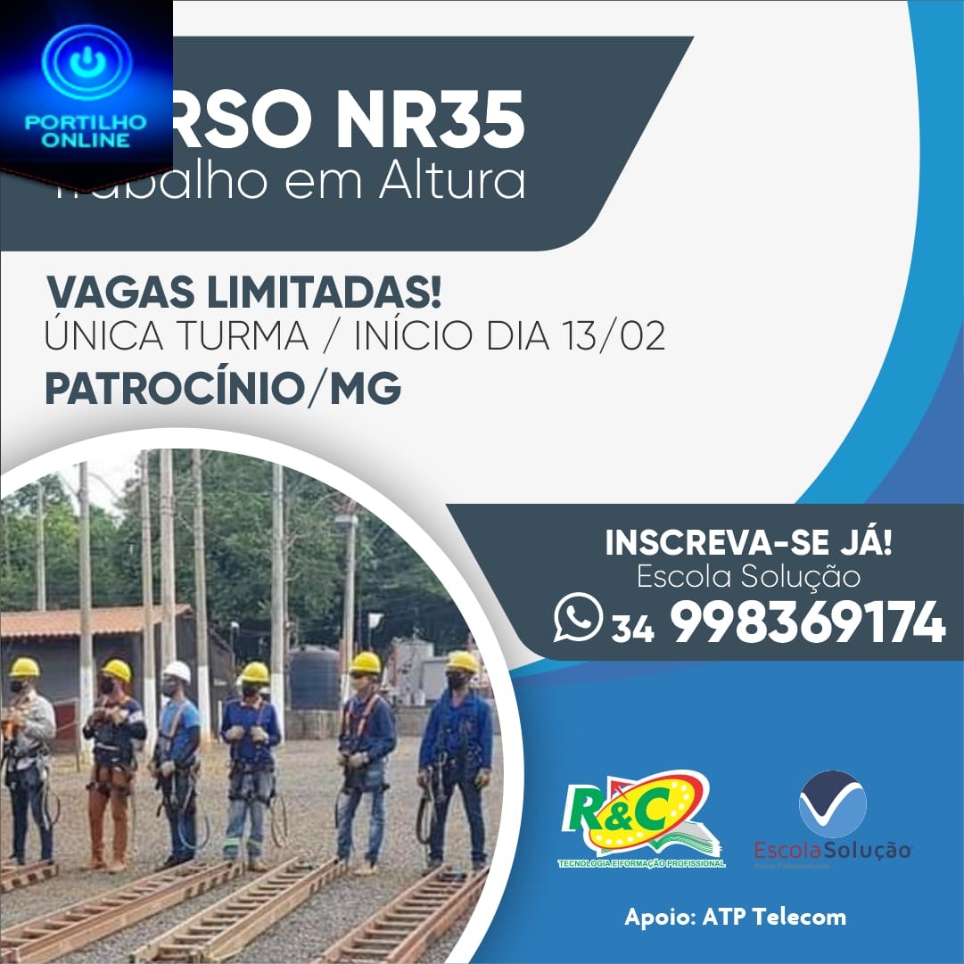 👉👍👏👏👏👏CURSO NR35_TRABALHO EM ALTURA _ Inscreva_se Já!… LIGUE 9 9836 – 9174