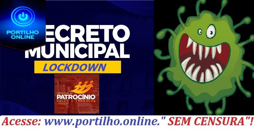 👉😡🔬😷🌡⚰💉🕯⚖🚨SE QUISEREM SALVAR VIDAS??? LOCKDOWN URGENTE EM PATROCÍNIO!!!