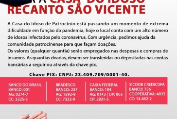 👉👏👏👏👏👍👍👍👍🙏🙌A Câmara da Mulher Empreendedora das ACIP/CDL de Patrocínio participa da Campanha de Doações para a Casa do Idoso.