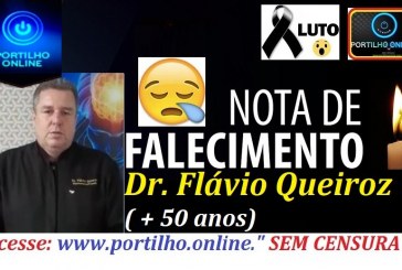 👉⚖🕯⚰🚨😪😭🕯🕯NOTA DE FALECIMENTO…  MORRE O MÉDICO PATROCINENSE VITIMA DE COVID-19