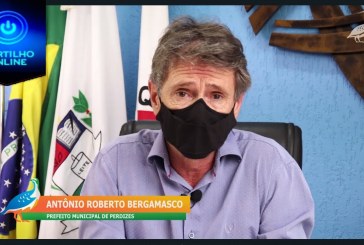 👉😱⚖👊🚨😡💉🧐🕯⚰🚑Prefeito de Perdizes Roberto Bergamasco, restringe toque de recolher.