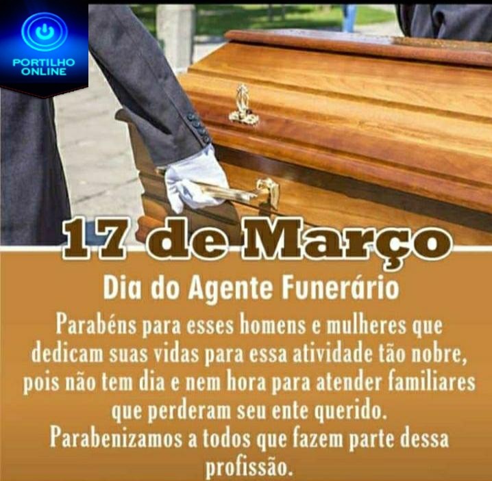 👉🙌👍👏🕯⚰👍👏👏Dia 17 de março dia dos valorosos agentes funerários. Profissão digna!!!