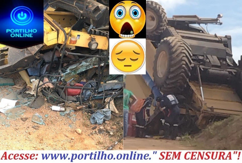 ACIDENTE FATAL!!!! 👉😳⚰🙏🕯😪😱MORREU ESMAGADO!!! 👉🚨🚑😳😱🚒🙌🚜🚛🚚COLHEDEIRA DE GRÃOS TOMBA SOBRE O MOTORISTA E ESMAGA A VITIMA.