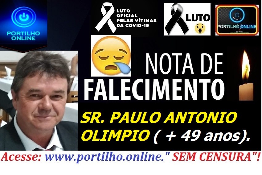 VITIMA DE COVID-19 👉😔⚰🕯😪👉😱😭😪⚰🕯😪NOTA DE FALECIMENTO… FUNERÁRIA FREDERICO OZANAM INFORMA…