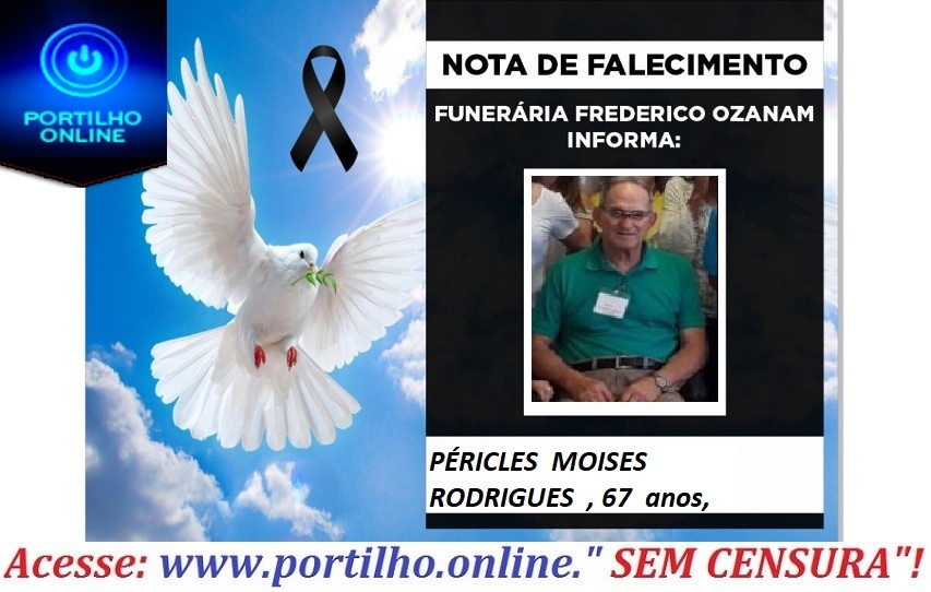 ATUALIZANDO 👉🕯⚰🤔😭😪😱⚰MORRE EM BELO HORIZONTE O MÉDICO PÉRICLES MOISÉS RODRIGUES.  67 ANOS.(EX-VEREADOR E MEDICO DO PRONTO SOCORRO).