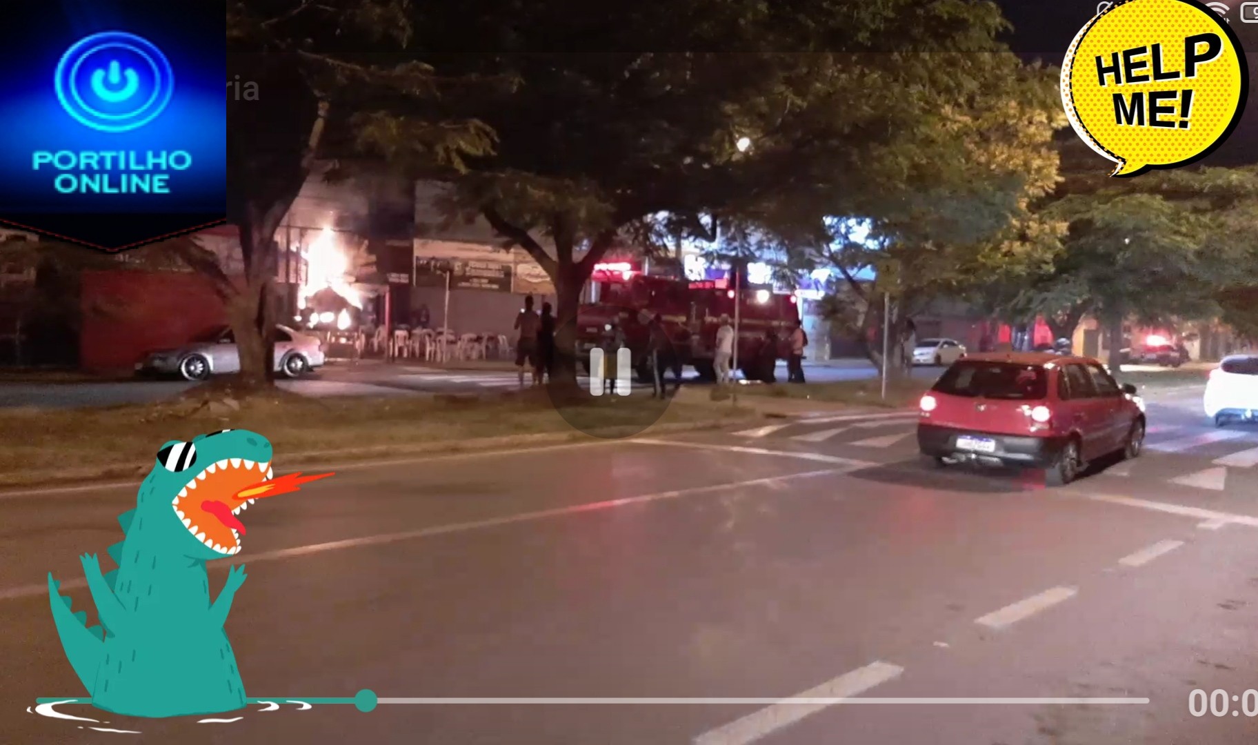 👉🚨😱🚒🚒🔥🔥🔥🔥O CHURRASCO ESQUENTOU!!! JANTINHA PRÓXIMO AO POSTO SERRA NEGRA PEGOU 🔥🔥🔥🔥