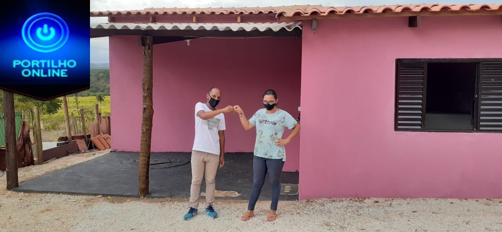 👉👊🤙👍👏👏👏👏Meta alcançada!!! O Projeto Restaurando Vidas na data de ontem dia 26 de abril fez a entrega da casa da Patrícia no bairro Serra Negra.