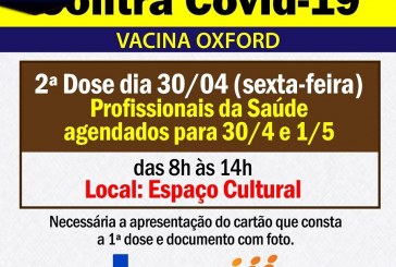 💉👉🤔😱👊🌡💉😷VACINAÇÃO ( vulgo D-2) segunda dose. É nesta sexta feira dia, 30/04/2021