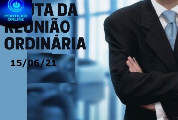 PAUTA  19ª REUNIÃO ORDINÁRIA