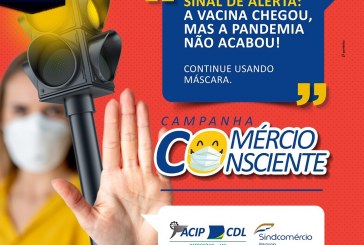 👉🌡💉💊👊✍👏👍ACIP/CDL INFORMA… Atenção!! A vacina chegou, mas a pandemia não acabou!