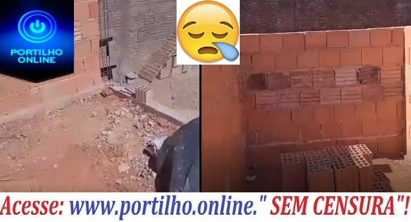 👉😪🙏🙌😔😓 PEDIDO DE AJUDA!!! Oie Portilho tudo bem. Portilho você não sabe quem pode me ajudar doando qualquer quantidade de tijolos não.