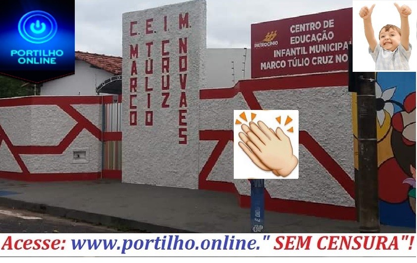 👉👊👏🙌👏👏👏👏🚜RECONSTRUÇÃO!!! C.E. I.M (Centro de Educação Infantil Municipal – Marco Tulio Cruz Novaes) VAI PASSAR POR AMPLAS REFORMAS.