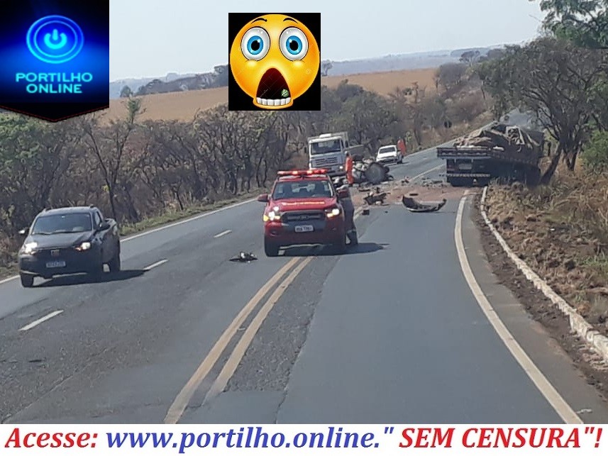 ATUALIZANDO👉😪🚨🚔🚑🚒😱⚰🕯⚰🕯ACIDENTE GRAVÍSSIMO NA RODOVIA DA MORTE BR -365 DEIXAM DOIS MORTOS. MAE E CRIANÇA!!!