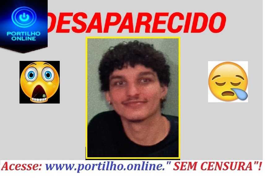 👉😱🚔😕😠😮🤔😪😔🚨 JOVEM DESAPARECIDO!!! Rodolfo Augusto Alves Lamounier Andrade, (18 Anos)