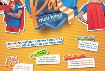 👉👍👏👏👏 ACIP/CDL lança campanha com tema “Pai Meu Herói”, serão premiados 7 consumidores que prestigiarem as lojas participantes