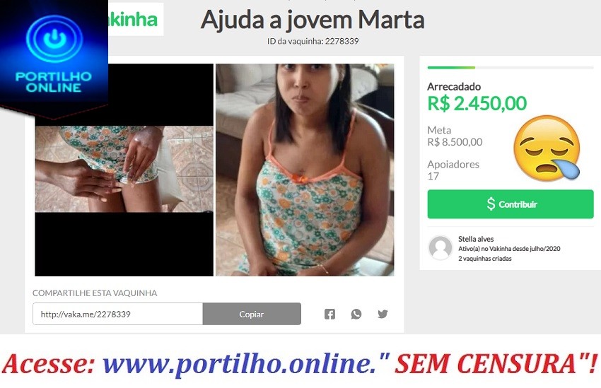 👉😔😪🔬⚖👉😱😔🐮VAQUINHA VIRTUAL🐮 EM PROL DA MARTA!!!Boa tarde Portilho! Gostaria de ver contigo se você consegue nos ajudar publicando no seu site…