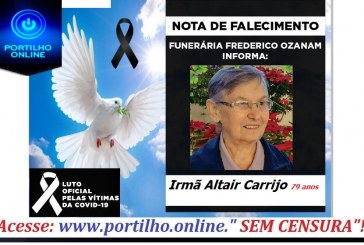 👉 😔⚰🕯😪👉😱😭😪⚰🕯😪 NOTA DE FALECIMENTO… Faleceu a Irmã Altair Carrijo 79 anos… FUNERÁRIA FREDERICO OZANAM, INFORMA…