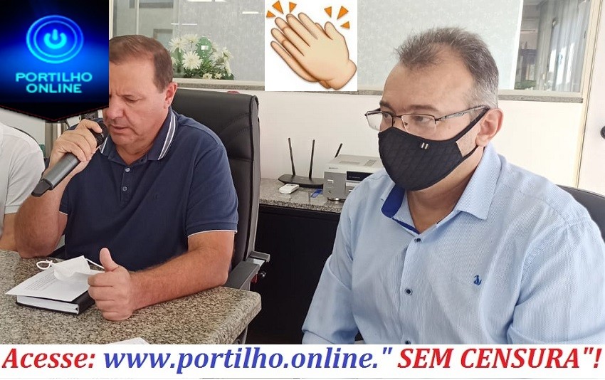 👉👍🙌✍👏👏👊👏👏Portilho…Show de bola a atuação do prefeito e do secretário Rodrigo nessa volta às aulas.