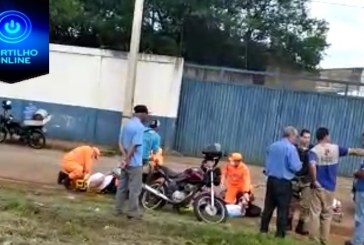 👉🚒🚑🚓😱💉🚨🚔😳” TOCADOR DE VEÍCULO!!! acidente-tocador-de-veiculo-sai-da-empresa-sem-olhar-atropela-motociclista-e-filho