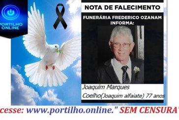 👉😔⚰🕯😪👉😱😭😪⚰🕯😪 NOTA DE FALECIMENTO. Faleceu o Sr. Joaquim Marques Coelho(Joaquim alfaiate) 77 anos… INFORMOU A FUNERÁRIA FREDERICO OZANAM…