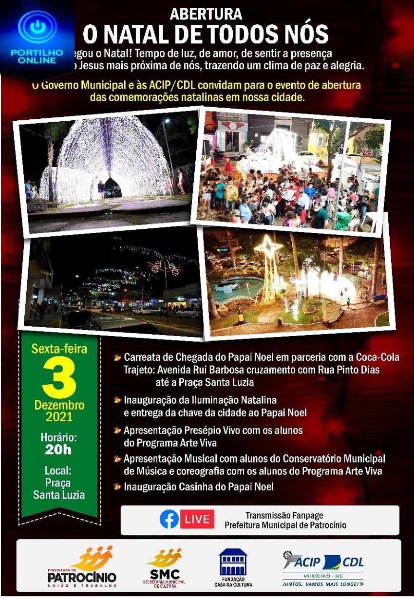 👉👊👏🎊👊✍👍👏👏NOTÍCIASSSSS DA PREFEITURA….Governo Municipal prepara festividades natalinas