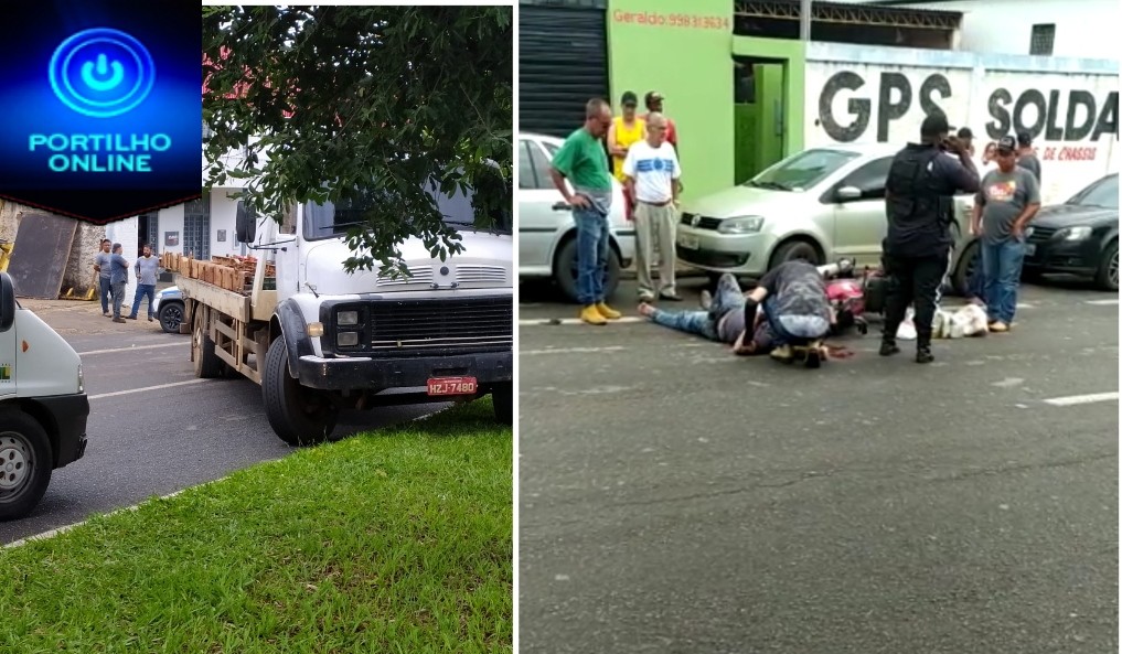 👉🕯⚰😱🚨🚓🚒🚑😳😮PIMBA!!! ADIVINHA QUEM É O” TOCADOR”??? CAMINHÃO FAZ MANOBRA E MOTOCICLETA ACELERADO BATÊ COM FORCA!!!