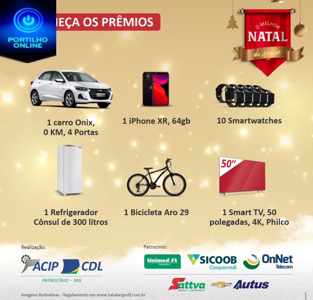 👉👊👍👏🌲🎄🤶🎅As ACIP/CDL e seus parceiros Unimed, Sicoob Coopacredi, Onnet, Sattva e Autus apresentam a premiação da campanha “O Melhor Natal da Região”. 🎅🏻🧑🏼‍🎄🎄