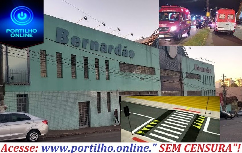 👉🚑🚒🙄😠😪🕯🚨🚔ACIDENTE NA NOITE DE SEGUNDA FEIRADIA, 17/01/2022. ENFRENTE O BERNARDÃO DO CENTRO!!!