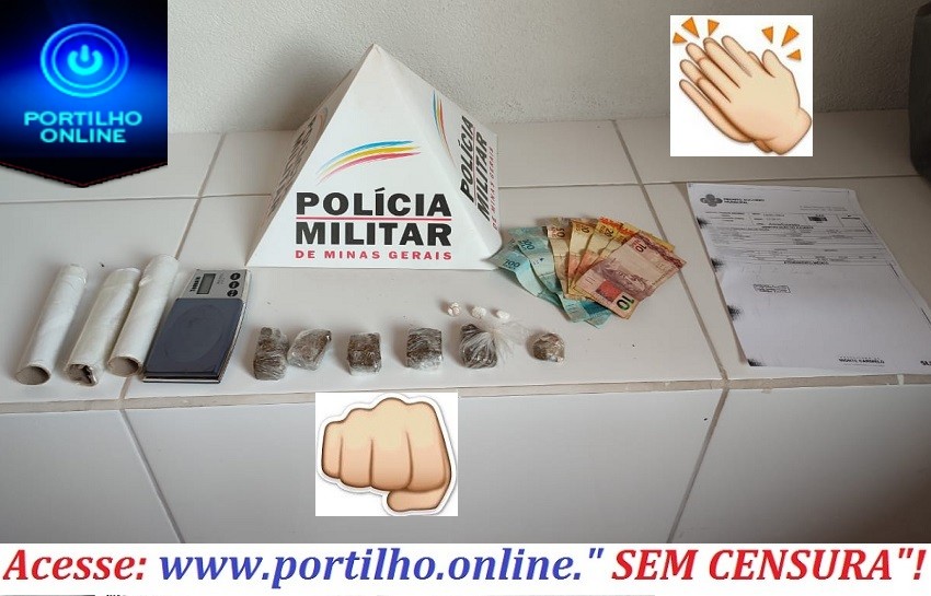 👉😱😮🧐🚔🚨🚓🔬👁☘🍀🍃OCORRÊNCIAS POLICIAIS…MONTE CARMELO POLÍCIA MILITAR APREENDE AUTOR POR TRÁFICO DE ENTORPECENTES.