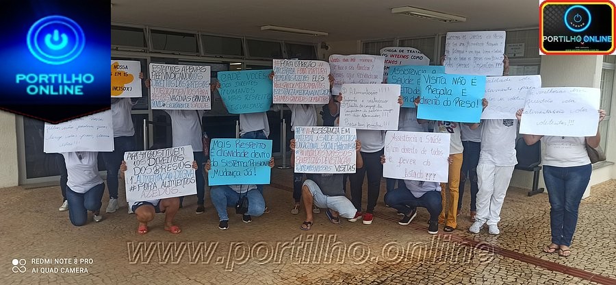 👉👊⚖👏👍✍👉👏👏👏👏PARABÉNS JUSTIÇA PENAL!!! MANIFESTAÇÃO DE FAMILIARES DE PRESOS COMEÇA A “RENDER”!!! TESTES FORAM FEITOS EM APENAS 40 DETENTOS.