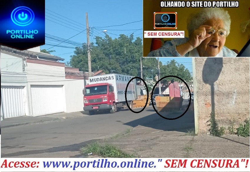 ✍😡😠🚓🧐😱💵✍💸👎🚒🚑🚨BATEU Na Caçamba!!!Portilho olha o absurdo desses caçambões na Alameda da Caviúnas no nosso bairro morada nova.